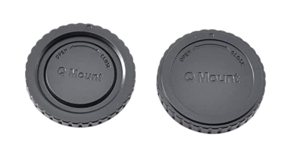 ATAK PENTAX Q Mount Compatible Q Rear Caps Body Caps Total of 4 with PENTAX Q Caps/Lens (2) & (2) (Compatible Mount)