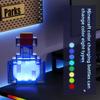 Brownstone Flashlight LED Night Light Bedroom Decorative Light Color Changing Bottle Weapon USB Charging with Buckle Kids Gift