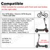 NUTT 4 Piston Y-5 Electric E-Bike Scooter Disc Brake Hydraulic Bicycle 140 160 180 Rotor For A5-D KUGOO Dualtron Kaabo Mantis