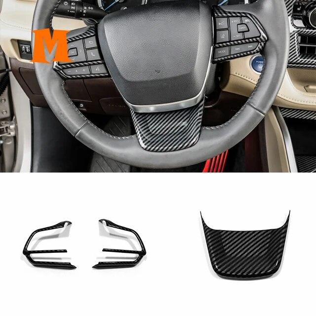 Carbon Fiber For Toyota Sienna  2022 Interior Accessories Car Gear Shift Box Armrest Box Panel Frame Decor Sticker Cover