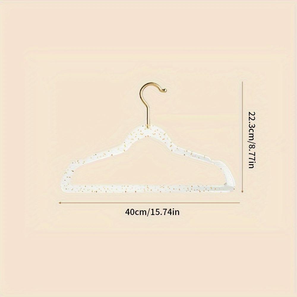 10/20/30 Wysokiej jakości wieszaków akrylowych, Przezroczystych wieszaków z antypoślizgową i niewidoczną konstrukcją, Solidnych i odpornych na upadki, Oszczędzających miejsce