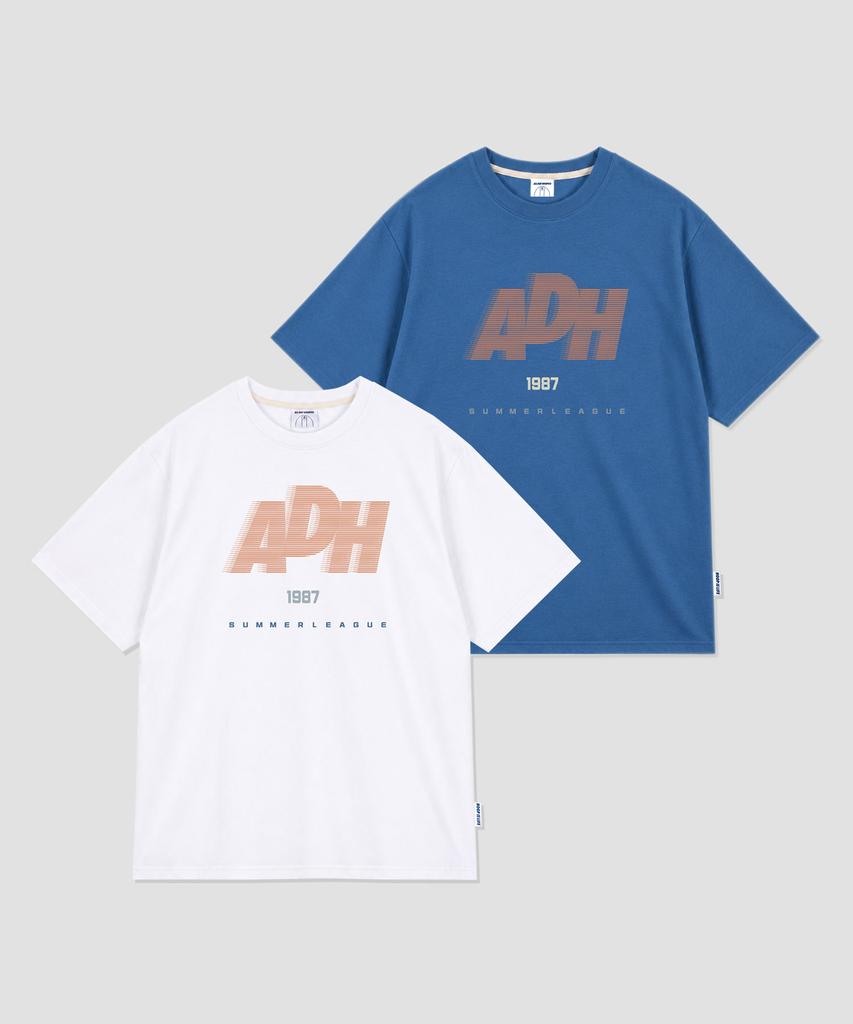 ALL DAY HOOPS Adh Summer League Oversized Short Sleeve T-Shirt Blue