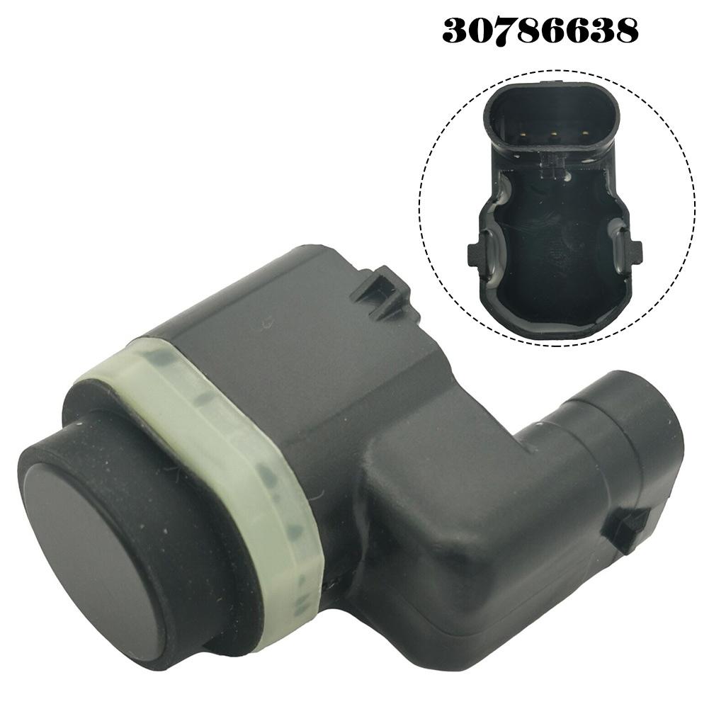 1pc 30786638 Plastic Parking Reverse Sensor 3Pin Black For Volvo C30,S60,S80