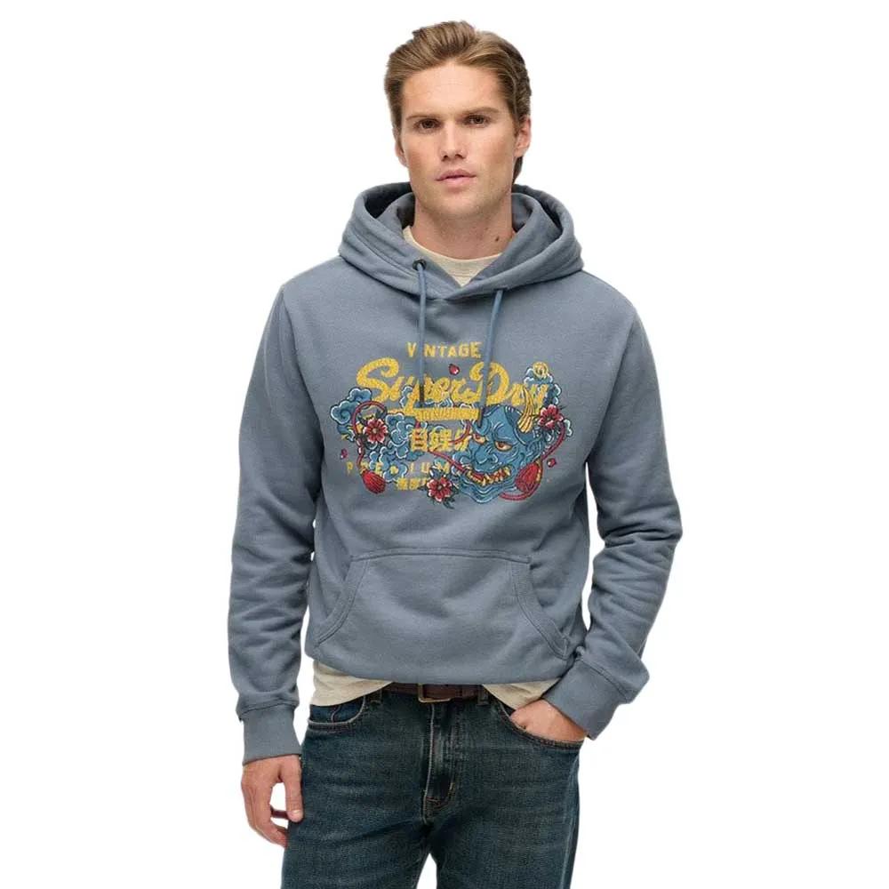 

Superdry Толстовка с капюшоном Vl Tokyo Relaxed Fit 3XL