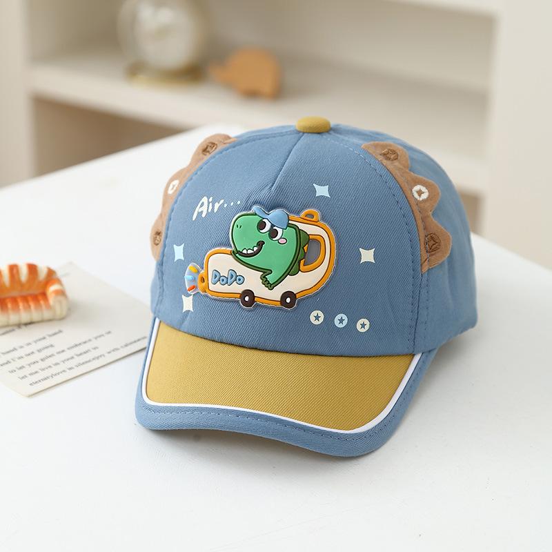 2026 Koreanischer Frühling Neuankömmling: Süße Kinder-Baseballkappe – Cartoon-Dinosaurier-Entenschnabelhut mit Sonnenschutz für Jungen und Mädchen