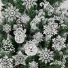20Pcs Christmas Tree Decoration Hanging Ornaments Tree Snowman Reindeer Santa Snowflake Ornaments for New Year Winter Party
