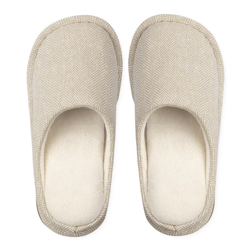 

MUJI Мужские тапочки из жаккардовой водонепроницаемой нескользящей ткани в японском стиле One Size Fits All (up to EU 39 for Women)