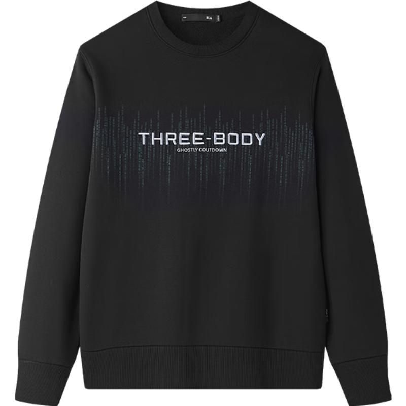 

HLA Men s Three-Body English Logo Fleece Sweatshirt XL