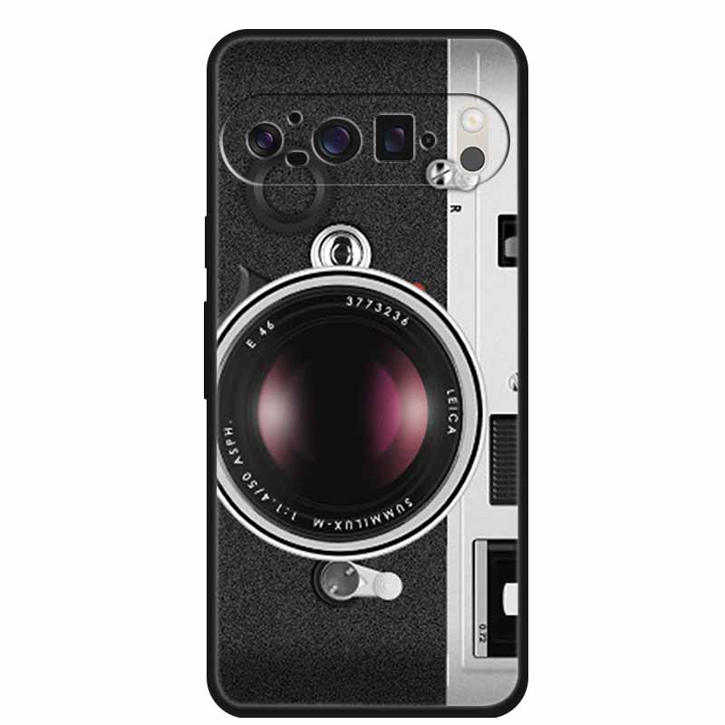 For Google Pixel 9 Pro XL Cellphone Case Luxury Protector Soft Silicone Cover for Google Pixel 9Pro XL Marble Soft Black Funda