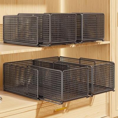 Mehrschichtiges Design Kleiderschrank Aufbewahrungsregal Schubladenstil Erweiterbarer Schrank Kleiderschrank Aufbewahrung Trennwände Sortierbox