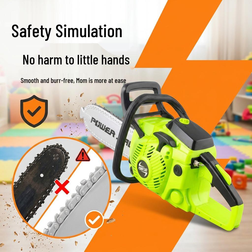Electric Chainsaw Toy for Kids – Sound & Light Role-Play Educational Tool