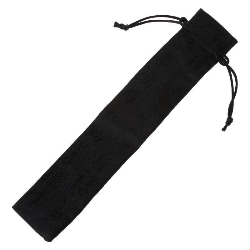 62KD Chinese Decorative Folding Hand Fan Bag Dustproof Holder Prote