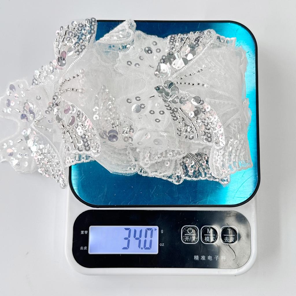 Eye-Catching Sequins Butterfly Applique for Clothes Hat Sewing Patches DIY Scarf Wedding Dress Decors Accessories