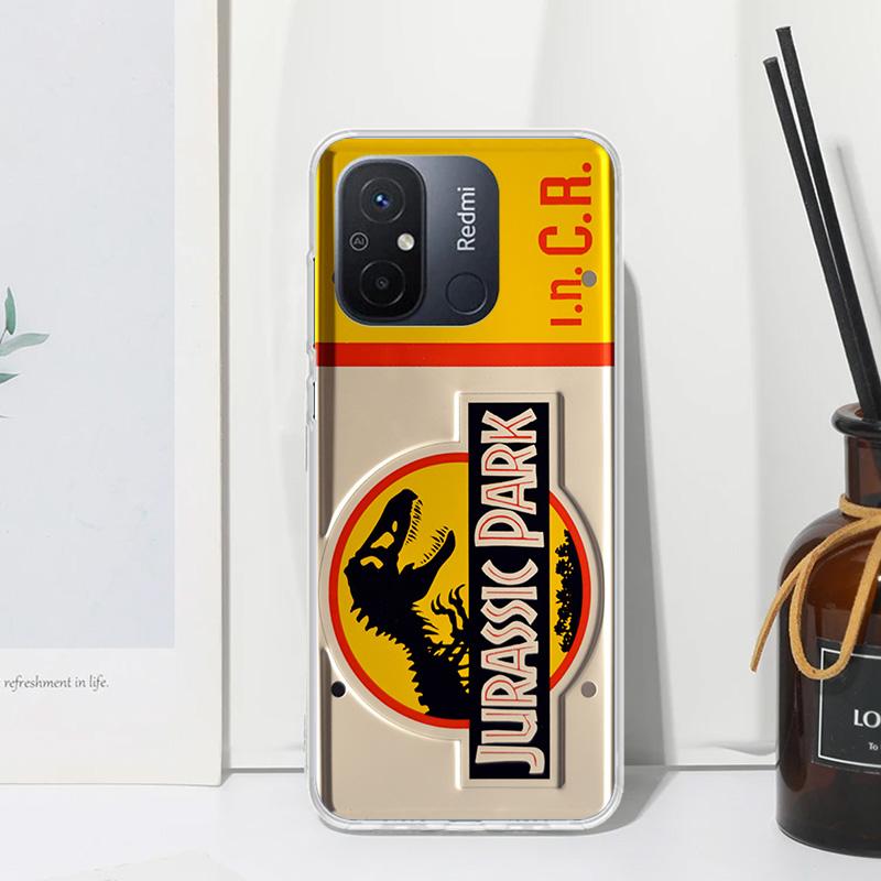 Jurassic Park Dinosaur World Phone Case For Xiaomi Redmi 12C 12 10C 10A 10 9C 9A 9T 9 8A 8 7A 7 6A 6 Pro K70 K40 K20 Fundas Back
