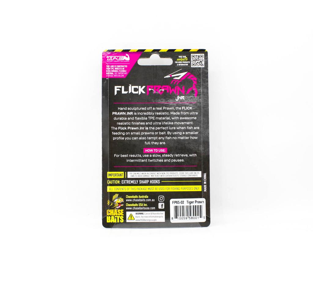 Chasebaits Flick Prawn 65 mm 3,5 gram Synkende sluk 2/pakning 02 (0015)