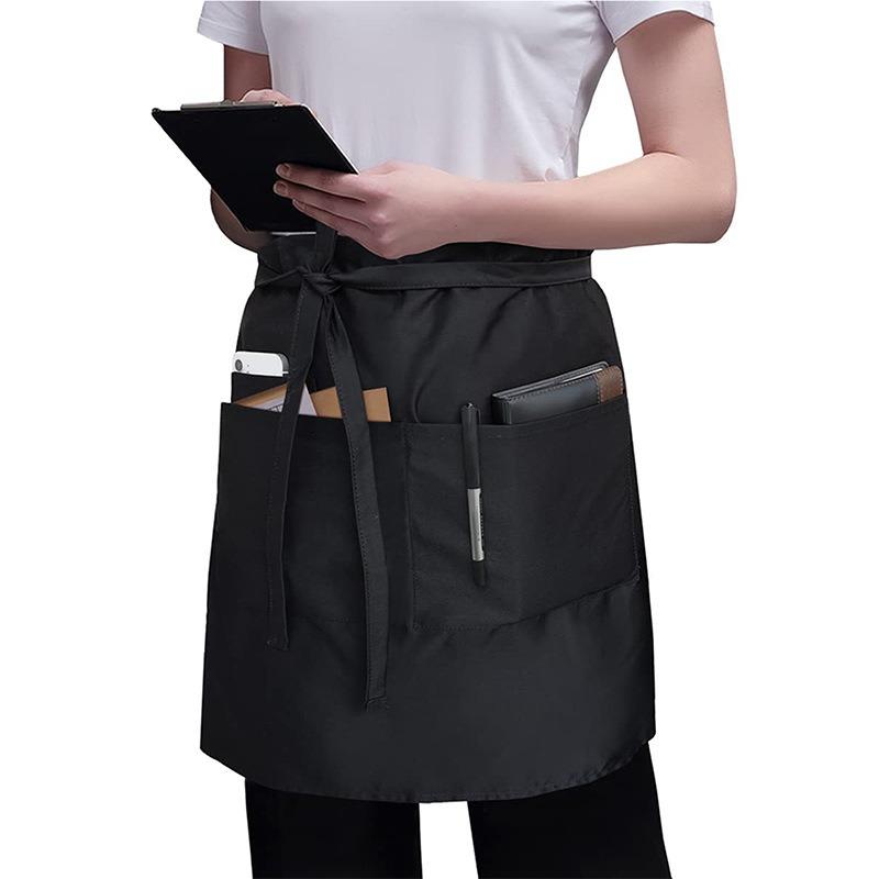 Water Resistant Kitchen Apron – Adjustable Neck & Waist Straps  – Breathable & Lightweight – Perfect for Dishwasher BBQ Party