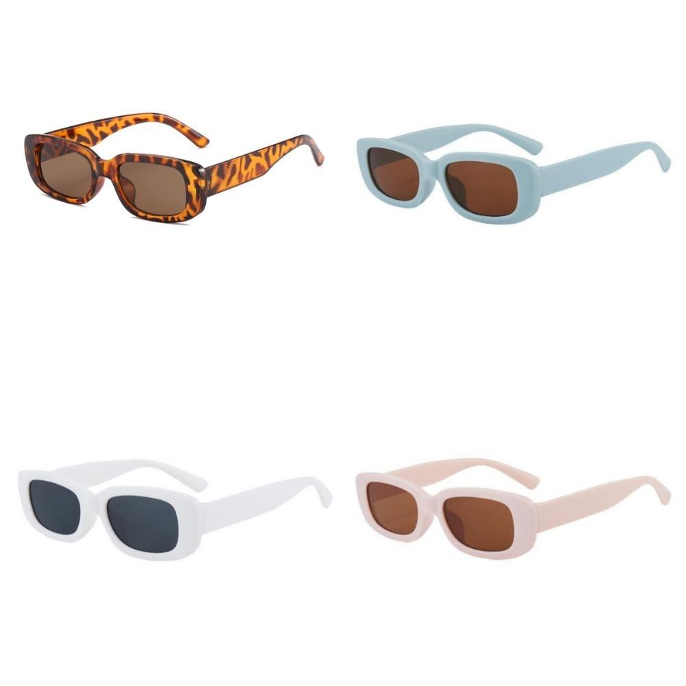 

4 шт. Новые ретро квадратные детские солнцезащитные очки с квадратной оправой для улицы, защита от солнца, для путешествий, для фотографии, детские солнцезащитные очки