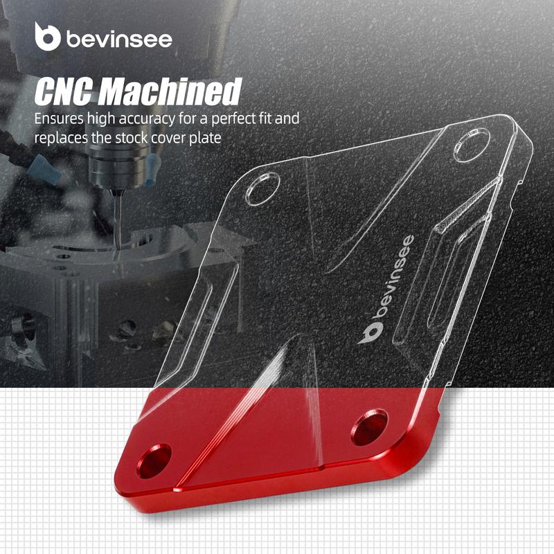 BEVINSEE Timing Chain Cover Plate for Toyota FJ Cruiser/4Runner/RAV4/Tacoma/Highlander/Sienna/Camry/Venza, Replace 11324-0P010