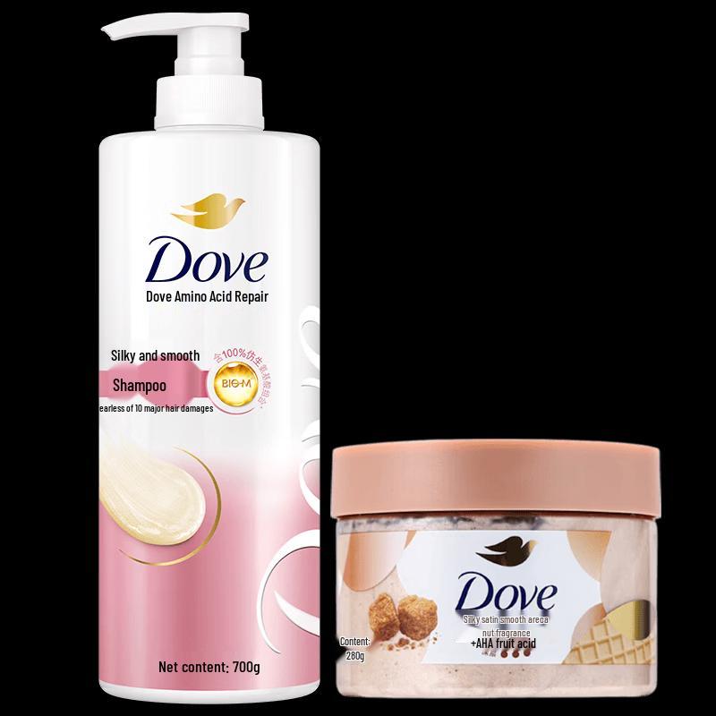 

Dove Silky Smooth Amino Acid Shampoo & Scrub Set