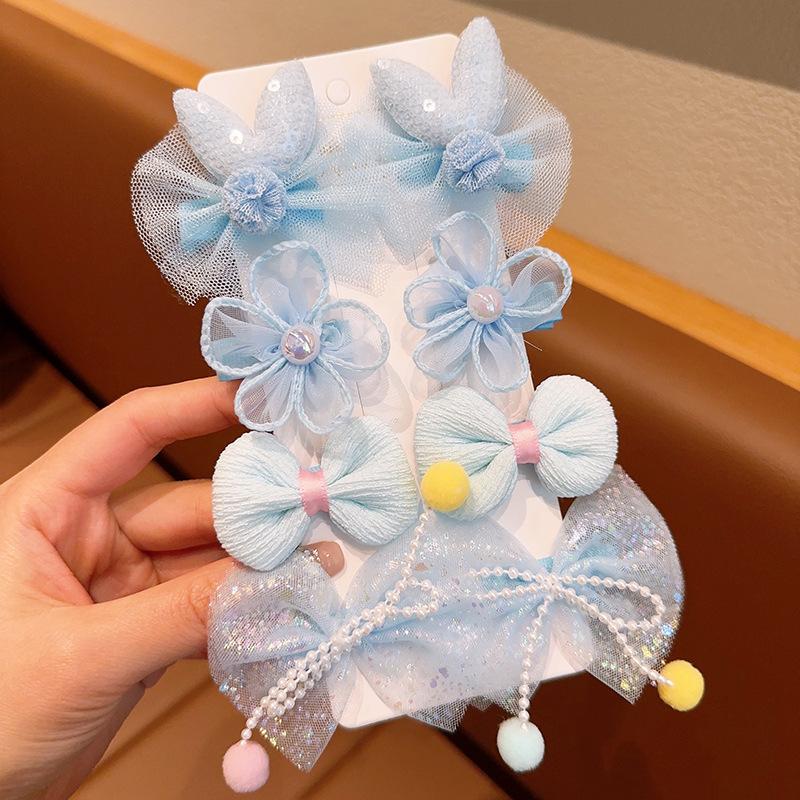 Pinces à cheveux mignonnes avec nœuds, accessoires pour cheveux pour filles, dessin animé, animal, fleur, épingle à cheveux, coiffure, épingles à cheveux pour bébé, cadeaux d'anniversaire