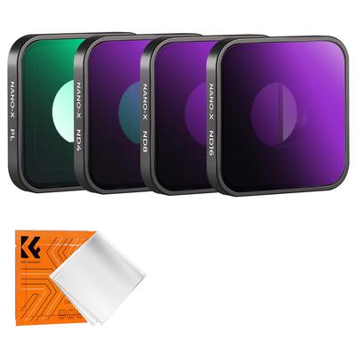 Sada filtrů pro Concept Go Pro 4K ND filtr Filtr s neutrální hustotou PL filtr Polarizační filtr Ochrana objektivu Optické sklo AGC Vysoká propustnost