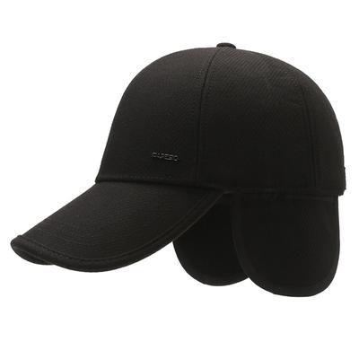 Season Men'S Middle-Aged And Elderly Ear Protection Hats, Fleece Thickened Warm Casual Baseball Caps, Windproof And Cold-Proof Peaked Caps