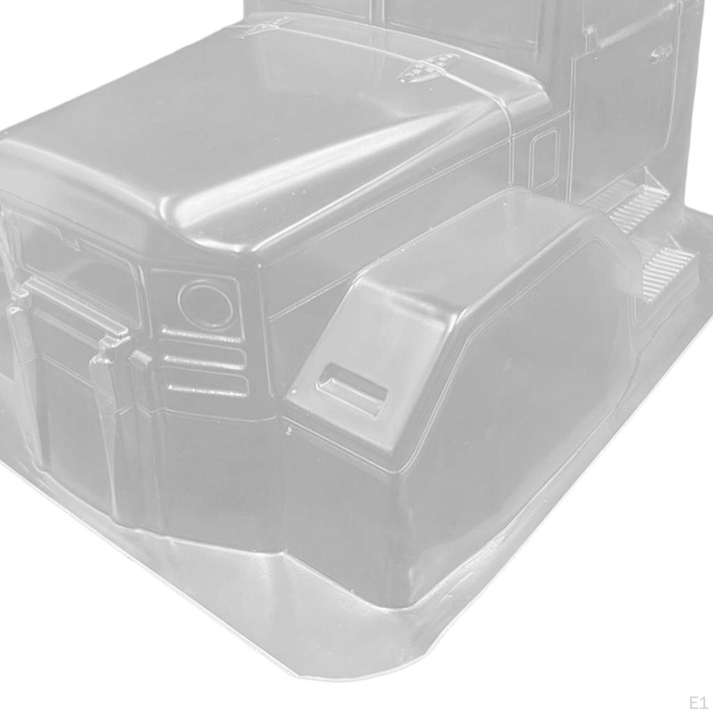 Transparent 1:10 Remote Control Car Truck Head Shell 313mm Wheelbase Spare Parts for Crawler Trucks