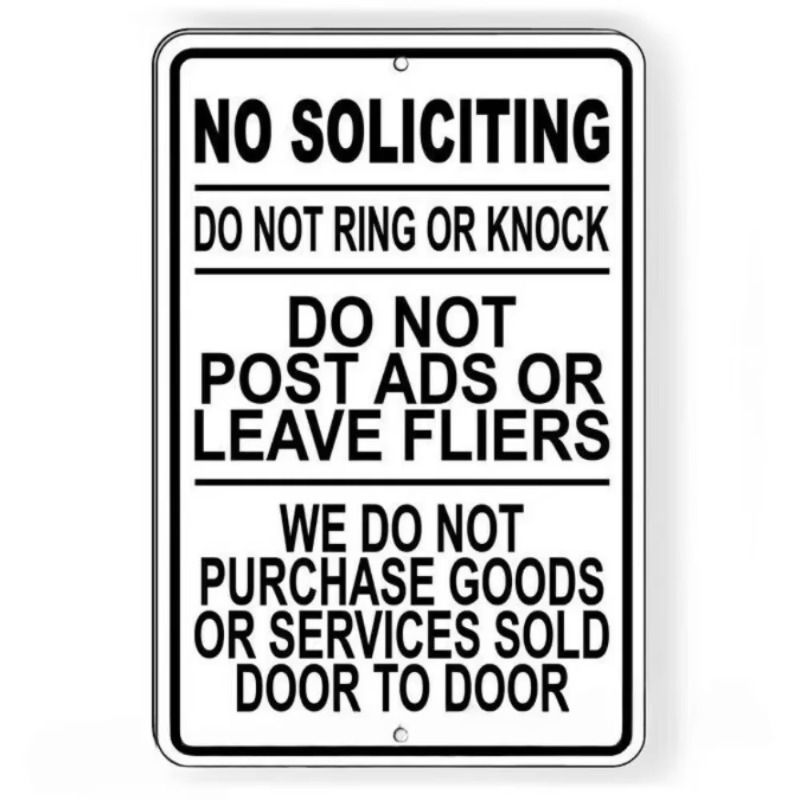 Decorative Metal Wall Art Sign 20x30cm