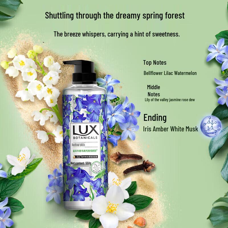 Lux Botanical Essential Oil Fragrance Shower Gel