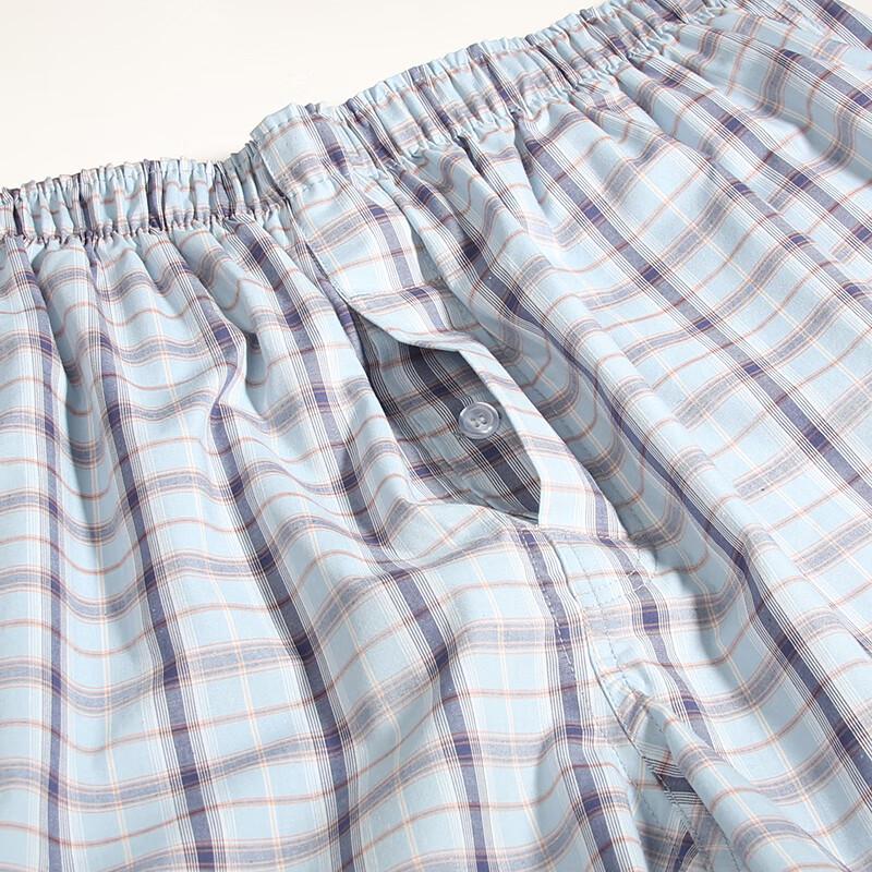 BXMAN Men's Plus Size Cotton Woven Boxer Briefs