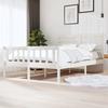 VidaXL Bed Frames White Solid Wood 140x200 Cm 3101154