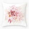 Fashionable Luxury Home Decor Office Seat Cushion Cover Owl Floral Plant Pattern Printed Throw Pillow Cover