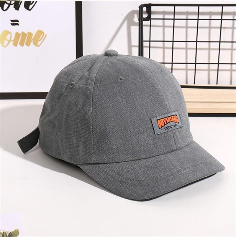 

Хлопковая бейсболка с короткими полями для мужчин и женщин, повседневная винтажная шляпа для папы, регулируемая кепка в стиле дальнобойщика, низкопрофильные кепки, нейлоновая застежка-лента Adjustable&Adult (56-58cm) серый