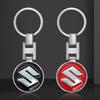 Car Keychain Car Emblem Gift with Key Ring Auto Accessories for Suzuki Grand Vitara ALTO Ciaz IGNIS Jimny Samurai XL-7