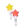 2pcs Beautiful Star Decor Glow Stick Toy Flourescent Stick Creative Glow Stick for Bar
