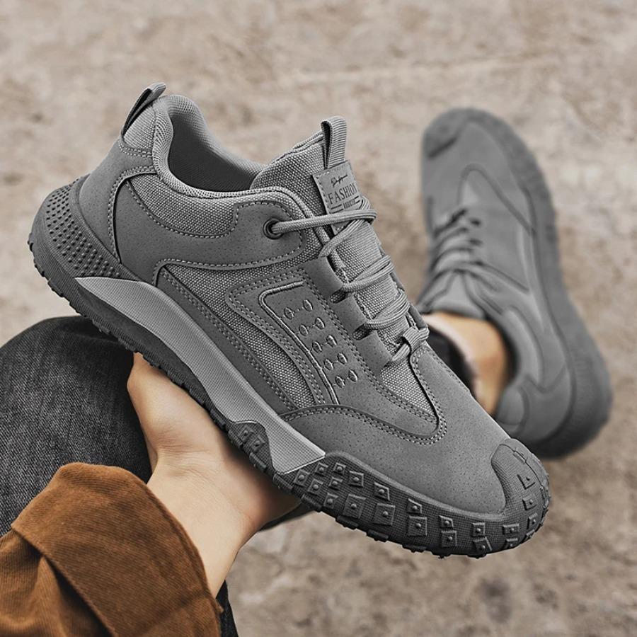 2025 Men's Spring and Autumn Breathable Outdoor Hiking Tooling Men's Shoes Running Soft Sole Casual Sports Shoes New Men Shoes