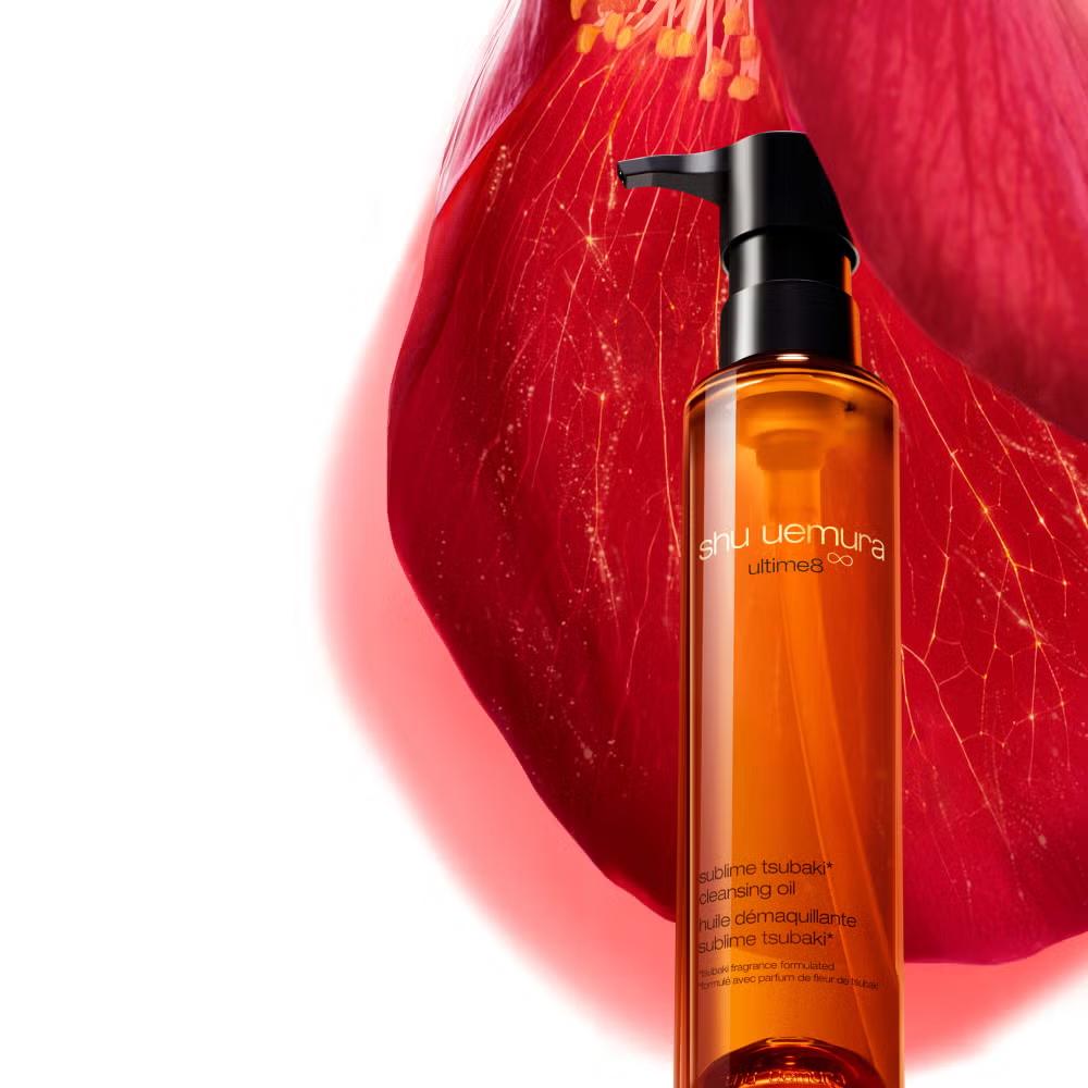 Shu Uemura Sublime Tsubaki Cleansing Oil 150ml Makeup Remover for Face & Eyes Gentle Cleansing