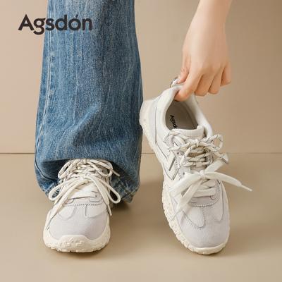 Dexun Schuhe mit Plateau-Sohle, neue Frühjahrs-Retro-Freizeitschuhe Forrest Gump, Dad-Schuhe