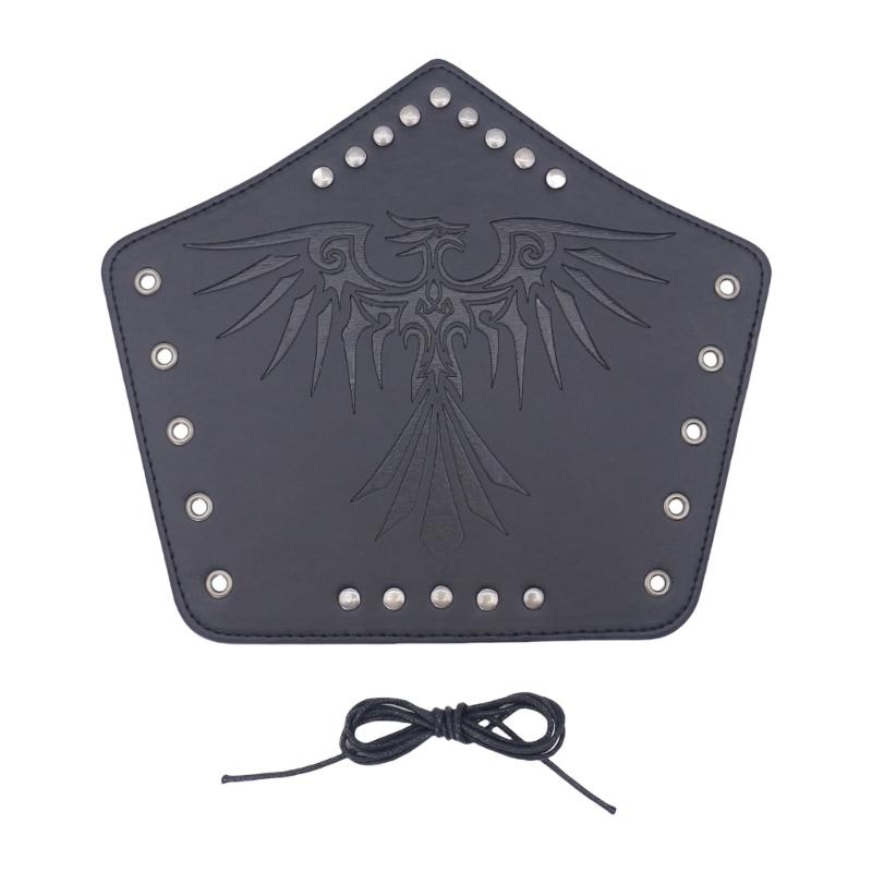 Historical Arm Guard Cosplay Arm Gauntlets Vintage Armband Knight Arm Guard Festival Costume PU Leather Arm Bracers