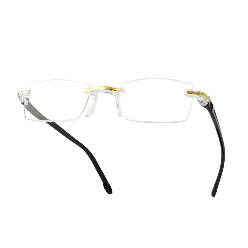

Fashion Lightweight Reading Glasses Presbyopia Glasses Blue Light Blocking Glasses Rimless High-Definition Reading Glasses C2
