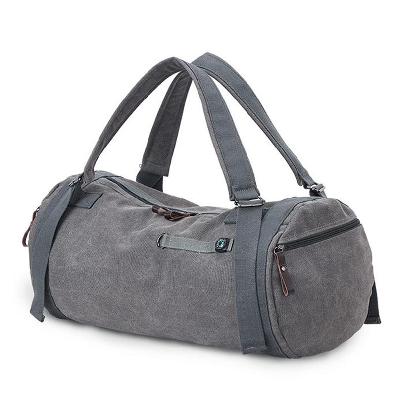 Modische Handtasche, Outdoor-Sportrucksack, großvolumige Canvas-Multifunktions-Reiseaufbewahrungstasche, Unisex-Beuteltasche