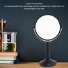 4 Inch Round Glass Concave Mirror Lens Black Frame, Adjustable View Clear Reflection for Science Experiments