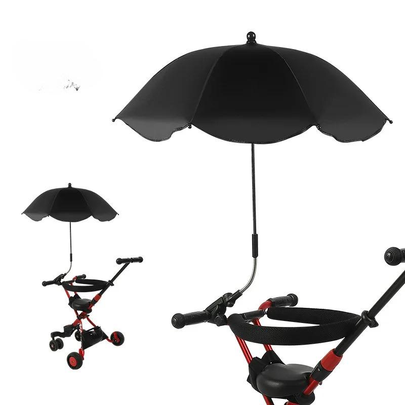 

Universal Baby Car Pram Umbrella Adjustable Shade Umbrella Uv Sunshade For Stroller Accessories Sun Visor Portable Parasol Items
