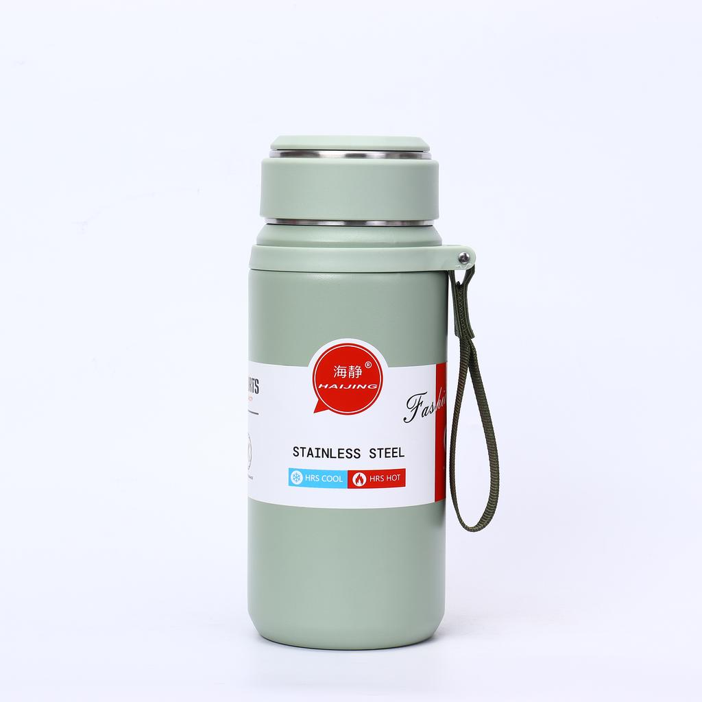 600/800ml Coffee Thermos Vacuum Bottle with Tea Filter Travel Stainless Steel Vacuum Flasks Cup Keep Hot Cold for Girls,Lovers