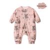 Four Seasons Cotton Baby Sleeping Bag with Zipper, Split-Leg Design, Anti-Kick Romper Quilt