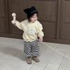 Children's Winter Thickened Sweater Set Girls' Winter Clothing Children's Clothing Baby Warm Fleece Sweatpants Baby Clothes