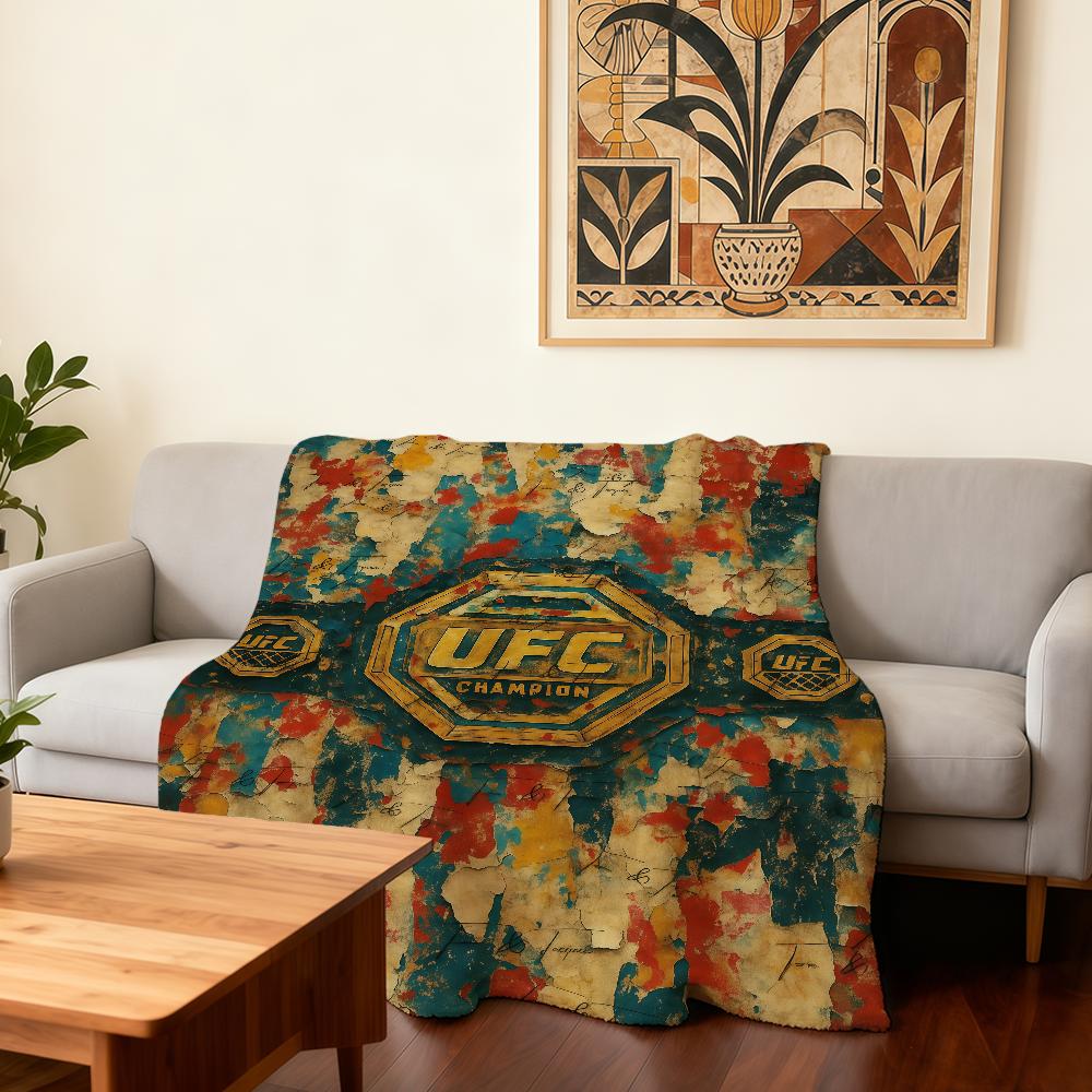 

U-UFC Boxing Match Blanket Super Warm Comfortable Plush Throw Blanket Child Home Sofa Bedroom Gift 30x40in