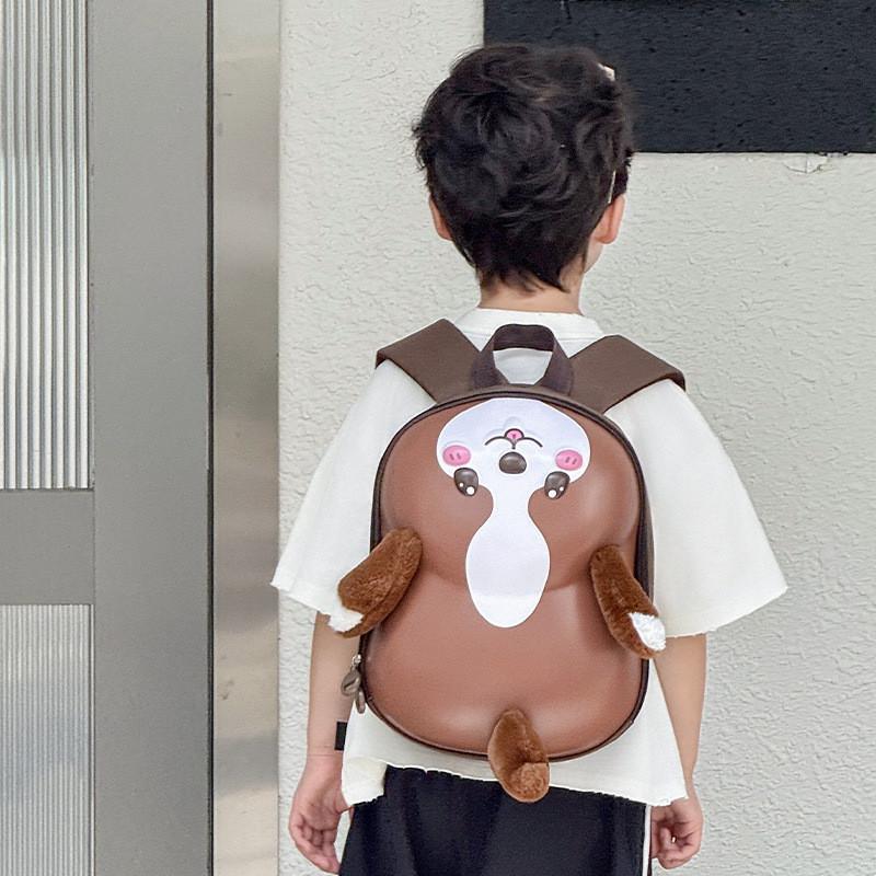 Animal Pattern Childrens Backpack Made Of Oxford And Eva For School Use And Gift