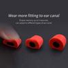 3 Pairs KZ Earphone Ear Pads Headset Earbuds Portable Removable Eartips Soft Headphone Earplugs Spare Replacing