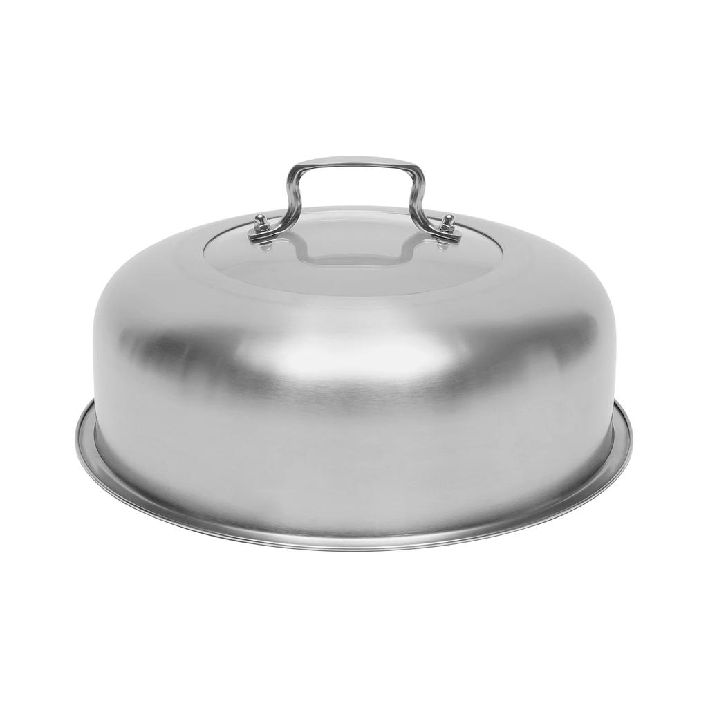 Steamer 32cm Five Tier Stainless Steel Steamer with Glass Cover for All Hobs Couscous Pot Steamer